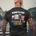Born To Yap 強制的にチャートナース卒業 メンズTシャツ バックプリント 高齢者への贈り物
