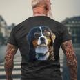 Boyero De Berna Con Gafas Deol Perro Dulce Camiseta Hombre Estampado Espalda Regalos para ancianos