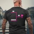 Breast Cancer Me Winner ブラケット インスピレーショナル啓発ギフト メンズTシャツ バックプリント 高齢者への贈り物