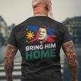 Bring Him Home サポーター Digong Duterte フィリピン Du30 メンズTシャツ バックプリント 高齢者への贈り物