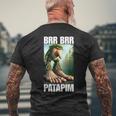 Brr Brr Patapim イタリアンブレインロットミーム メンズTシャツ バックプリント 高齢者への贈り物