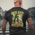 Brr Brr Patapim おもしろイタリアンミーム ブレイン パタピム ユーモア メンズTシャツ バックプリント 高齢者への贈り物