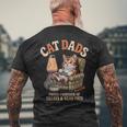 Cat Dadsocial Club Cat Dad ビンテージ メンズTシャツ バックプリント 高齢者への贈り物
