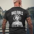 Chicas Malasaben Mejor Tatuaje Chica Diablo Camiseta Hombre Estampado Espalda Regalos para ancianos