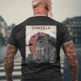 Chinzilla おもしろチンチラtシャツ メンズTシャツ バックプリント 高齢者への贈り物