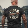 Cigar Mood Always On Cigar ファニーグラフィックtシャツ メンズTシャツ バックプリント 高齢者への贈り物