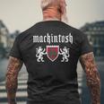 Clan Mackintosh タータン スコットランドチェック マッキントッシュクラン メンズTシャツ バックプリント 高齢者への贈り物