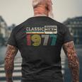 Classic 1977 Retro Birthday Idea 1977 Cassette Tapeintage メンズTシャツ バックプリント 高齢者への贈り物