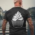 Cupcake カップケーキ メンズTシャツ バックプリント 高齢者への贈り物
