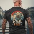 Dad 2025 年のパパ 初めての父の日 若いパパ 新しいパパ メンズTシャツ バックプリント 高齢者への贈り物