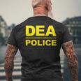 Dea 薬局 警察官 メンズTシャツ バックプリント 高齢者への贈り物