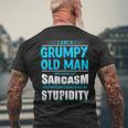 Dearcasmo Con Texto En Inglés I Am A Grumpy Old Manarcasm Texto En Inglés Camiseta Hombre Estampado Espalda Regalos para ancianos