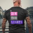Dim The Lights 007 メンズ ロック ライブ フェス バンド ゲーム 音楽 おしゃれ 男女兼用 キッズ メンズTシャツ バックプリント 高齢者への贈り物