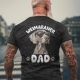 Divertente Weimaraner Cane Weimaraner Papà T-shirt da uomo con stampa posteriore Regalos para ancianos