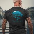 Docker Container Linux Devops Programming Coding メンズTシャツ バックプリント 高齢者への贈り物