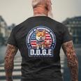 Doge DOGE 政府効率省 メンズTシャツ バックプリント 高齢者への贈り物