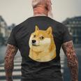 Dogecoin Just Doge メンズTシャツ バックプリント 高齢者への贈り物