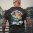 I Don't Need Wings I Have Aurfurfboard For Men メンズTシャツ バックプリント 高齢者への贈り物