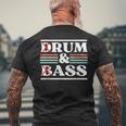 Drum & Bass Rum & Ass Retrointageibes Team メンズTシャツ バックプリント 高齢者への贈り物