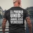 El Pueblo Unido Jamaseraencido Protestlogan メンズTシャツ バックプリント 高齢者への贈り物