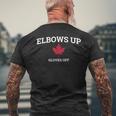 Elbows Up Canada グローブ Off Canadian Pride Northtrong メンズTシャツ バックプリント 高齢者への贈り物