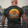 Elquatcho メキシカン ビッグフット サスカッチ シンコ・デ・マヨ メンズ キッズ メンズTシャツ バックプリント 高齢者への贈り物