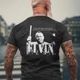 Elvin Jazz Wisdom Drummer Musician 1色 メンズTシャツ バックプリント 高齢者への贈り物
