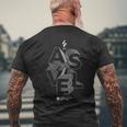 Euroleague Asvel Noir T-shirt imprimé au dos Cadeaux pour les vieillards