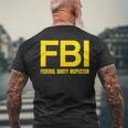 Fbi – 連邦戦利品検査官xオンリーラブデートファンアイロニー メンズTシャツ バックプリント 高齢者への贈り物
