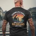 Fishing Dad How Catch Big Dreams 面白い父の日のギフト メンズTシャツ バックプリント 高齢者への贈り物