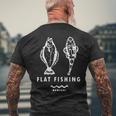 Flatfishing ヒラメ マゴチ 釣り メンズTシャツ バックプリント 高齢者への贈り物
