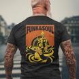 Funk &Oul Music Oldchool Records フィットtシャツ メンズTシャツ バックプリント 高齢者への贈り物