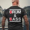 Rum And Ass Lovers Drum & Bass パロディ 皮肉なスローガン メンズTシャツ バックプリント 高齢者への贈り物