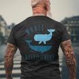 Whale Pun クジラ Hello There Hello Dort ファニークジラ メンズTシャツ バックプリント 高齢者への贈り物