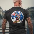 G'dayオーストラリアのお土産カンガルー。 メンズTシャツ バックプリント 高齢者への贈り物