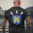 Gap Coat Of Arms 旗 フットボール メンズTシャツ バックプリント 高齢者への贈り物