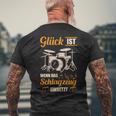 Glück Ist Wenn Das ドラムセット ドラム&ドラム メンズTシャツ バックプリント 高齢者への贈り物
