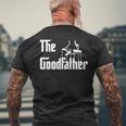 The Goodfather 父の日 ギフト グラフィック ホワイト メンズTシャツ バックプリント 高齢者への贈り物