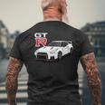 Gt R 35 Jdm ストリートレーシング ドラッグドリフト スポーツカー メンズTシャツ バックプリント 高齢者への贈り物