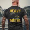 Heavy Equipment Operator Excavator Construction Backhoe メンズTシャツ バックプリント 高齢者への贈り物