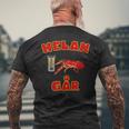 Helan Går スウェーデンの歌 ザリガニ付き スウェーデン メンズTシャツ バックプリント 高齢者への贈り物