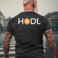 Hodl Fomo ビットコイン Btc メンズTシャツ バックプリント 高齢者への贈り物
