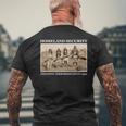 Homelandecurity Fighting Terrorismince 1492 メンズTシャツ バックプリント 高齢者への贈り物