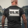 Hug Me シャツ You Will Feel Better Free Hugs メンズTシャツ バックプリント 高齢者への贈り物