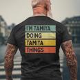 I'm Tamiya Doing Tamiya Things 面白い名言 メンズTシャツ バックプリント 高齢者への贈り物