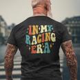 In My Racing Era Racing レトロ ヴィンテージ メンズTシャツ バックプリント 高齢者への贈り物