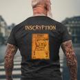Inscryption 心理ストード カードゲーム ハロウィン 怖い メンズTシャツ バックプリント 高齢者への贈り物