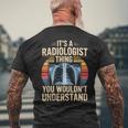 It's A Radiologist Thing You Wouldn't Understanding Retro メンズTシャツ バックプリント 高齢者への贈り物