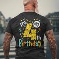 It's My 4Th Birthday ラバーダック 幼児 4歳の誕生日 メンズTシャツ バックプリント 高齢者への贈り物