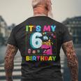 It's My 6Th Birthday Happy 6Ix Year T-Rex 恐竜 面白い メンズTシャツ バックプリント 高齢者への贈り物